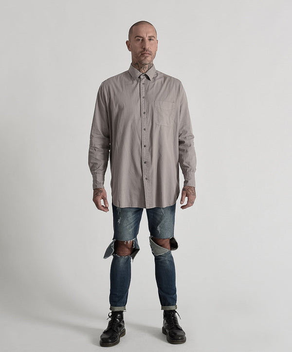 Mens Mr Ringo Shirt - Grey