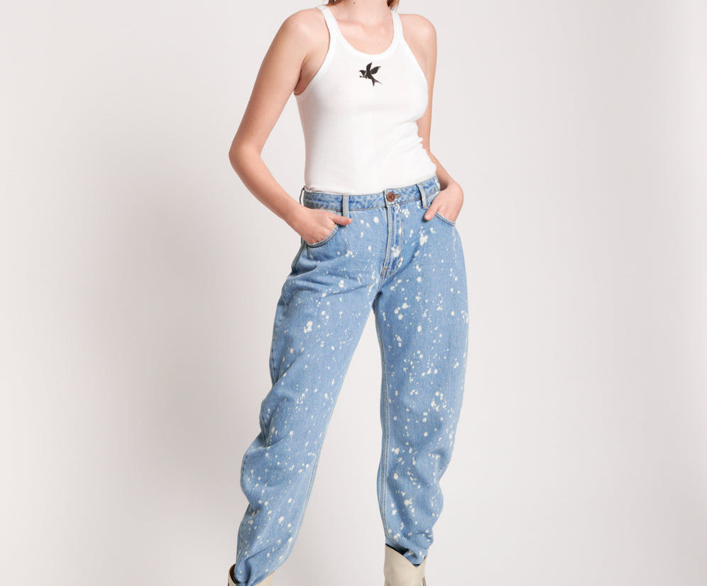 Crusaders High Waist Denim Jeans - Royal Salt