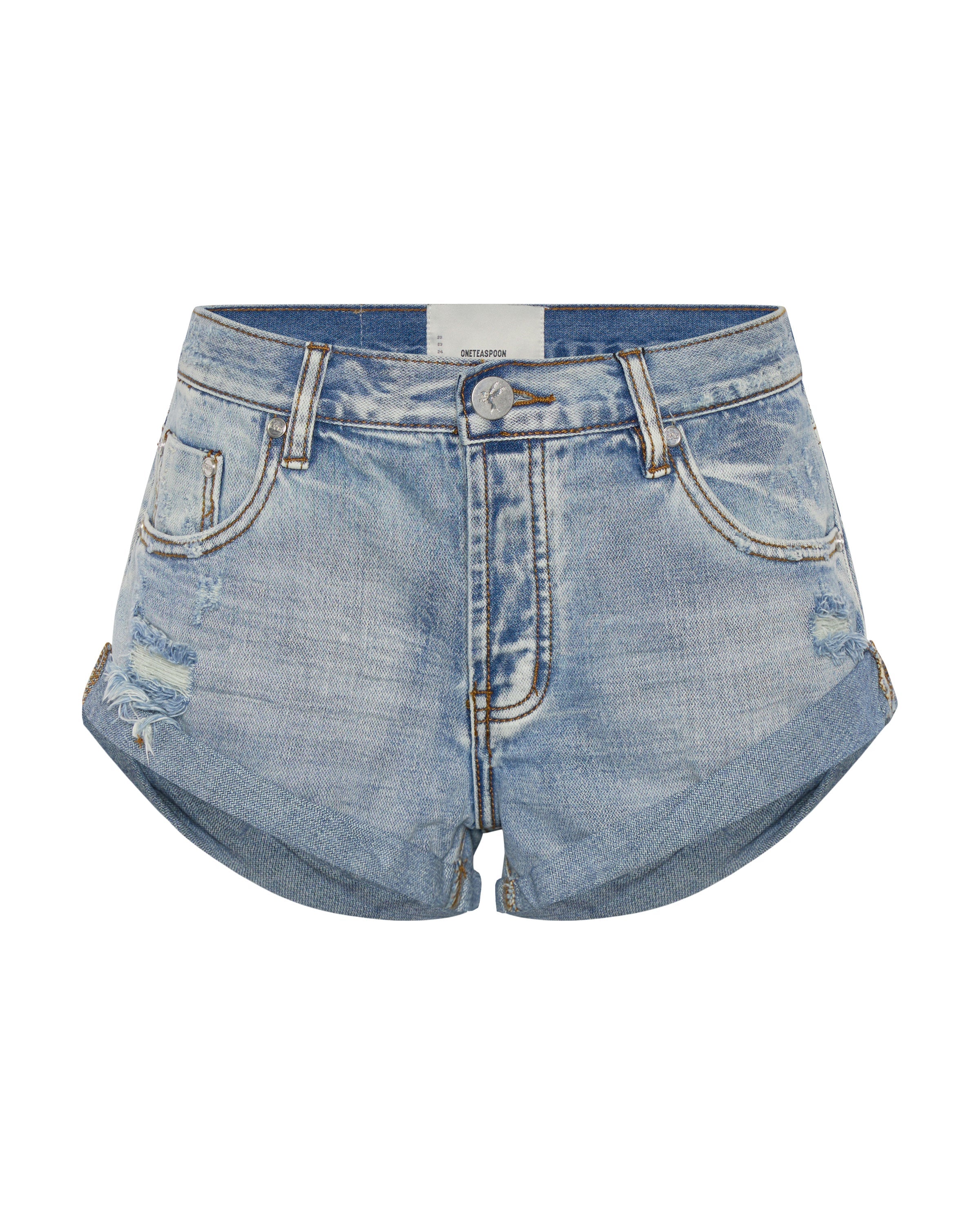 HENDRIXE BANDITS LOW WAIST DENIM SHORT