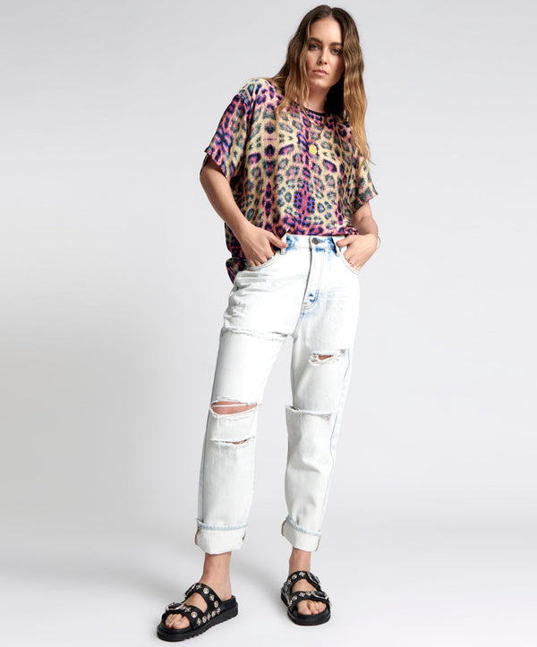 Bandits Low Waist Boyfriend Denim Jeans - Florence