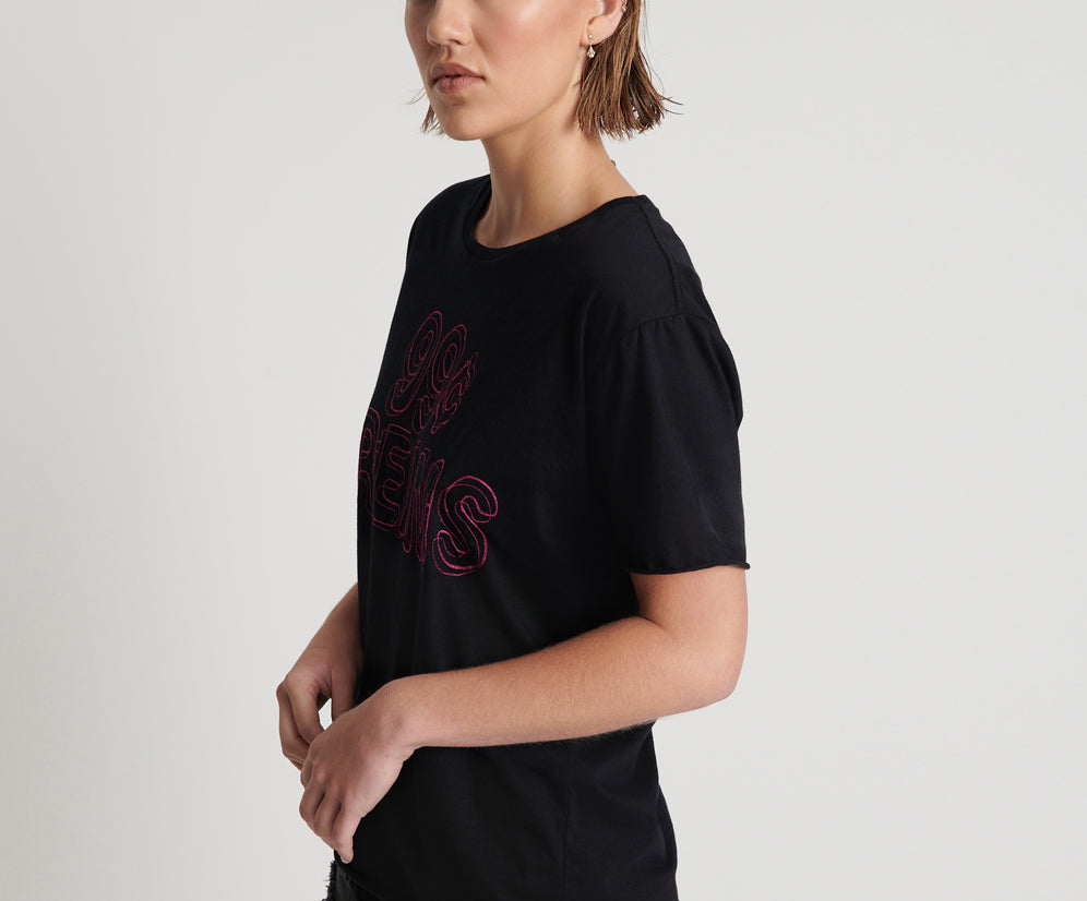 99 CENT DREAMS ORGANIC EMBROIDERED TEE