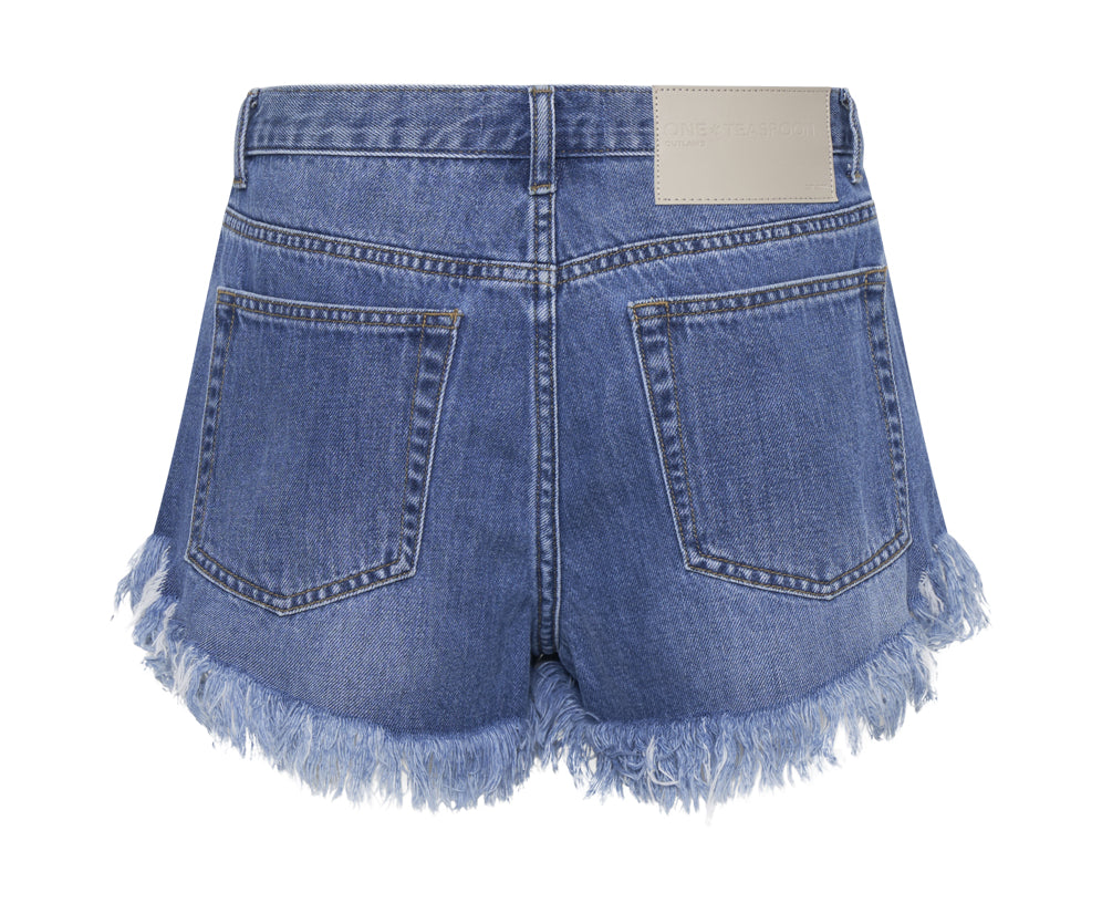 MIDTOWN OUTLAWS MID LENGTH DENIM SHORT