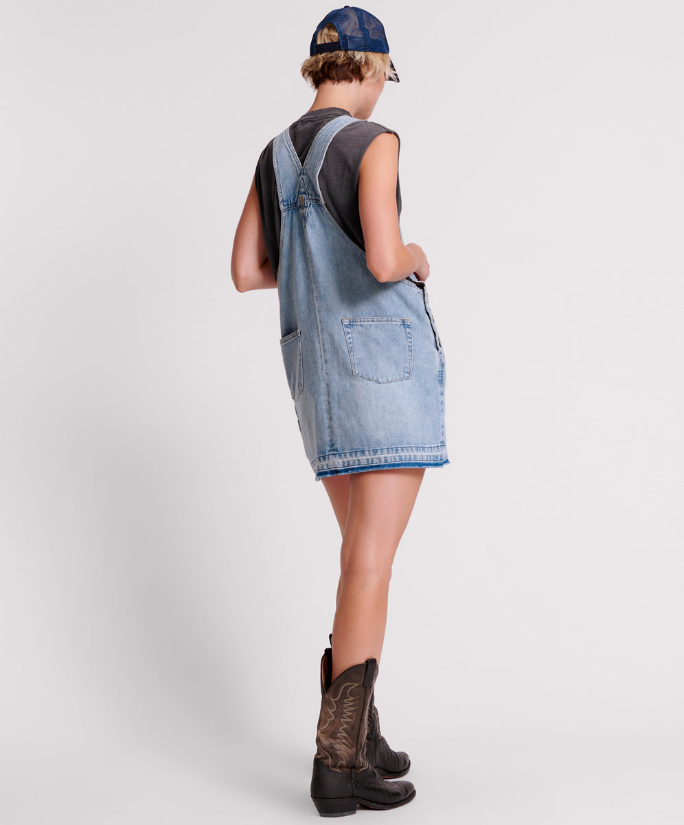 H and store m denim pinafore