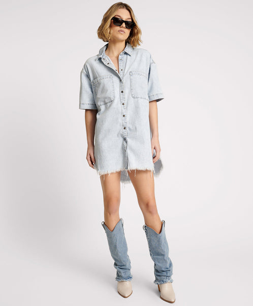 Florence and fred denim dress best sale