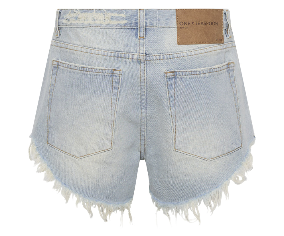 Bonitas Low Waist Denim Shorts - Old West