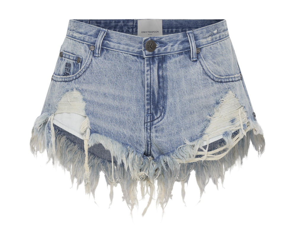 SALTY DOG BONITAS LOW WAIST DENIM SHORT