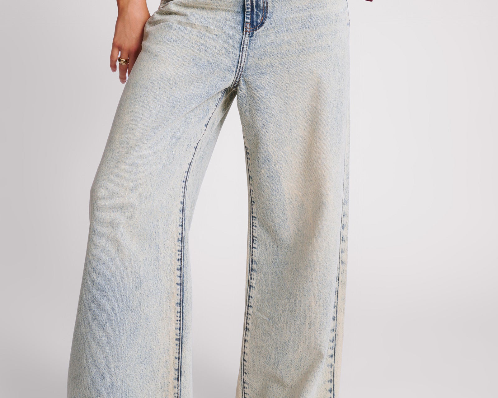 BLUE DUST LOVE MACHINES SUPER WIDE LEG JEANS