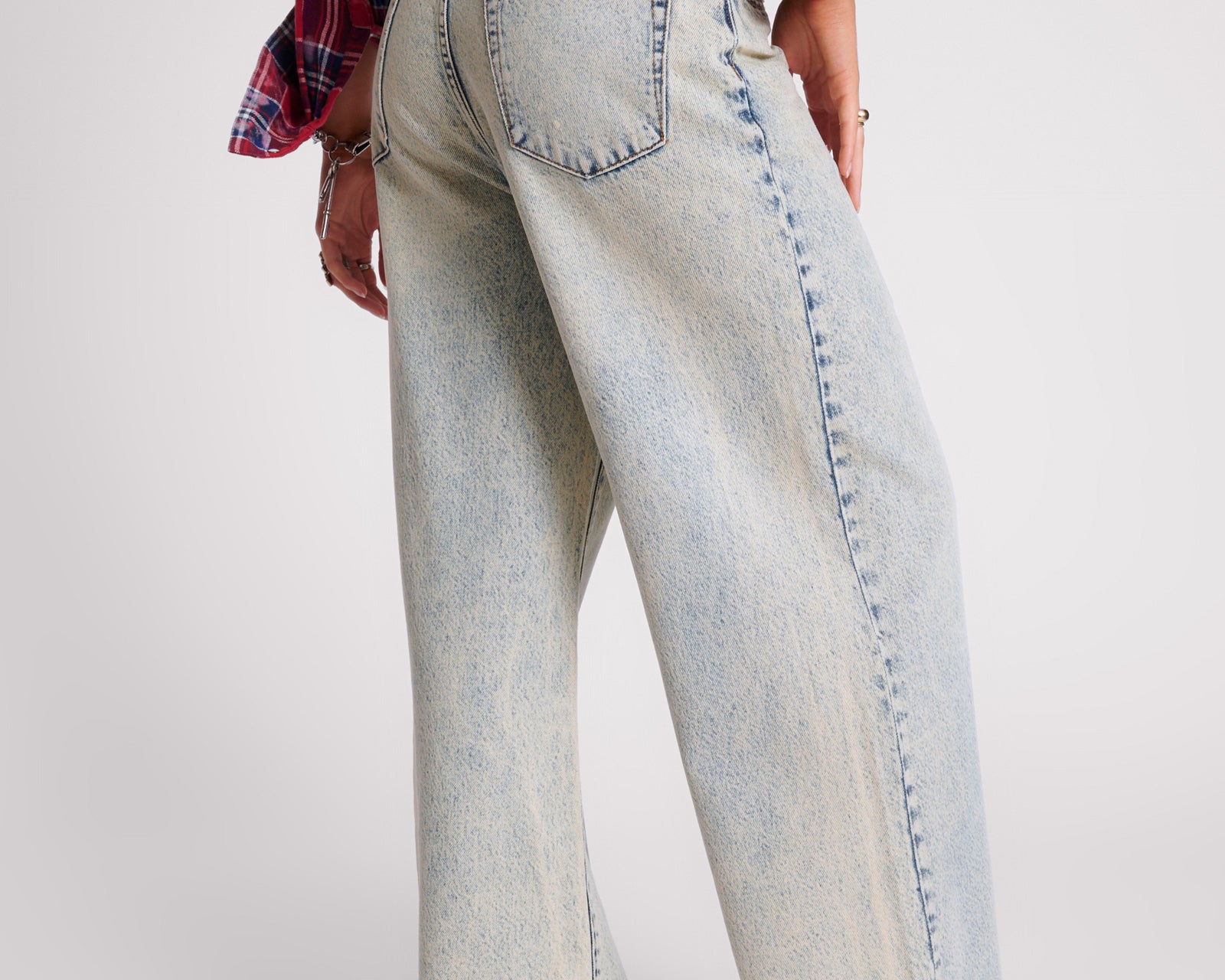 BLUE DUST LOVE MACHINES SUPER WIDE LEG JEANS