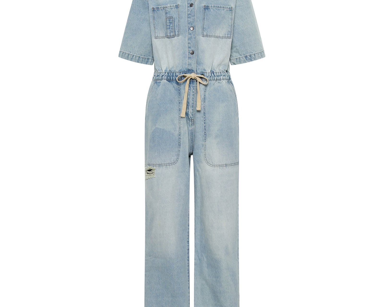 Veronica Denim Jumpsuit - Sportster Blue