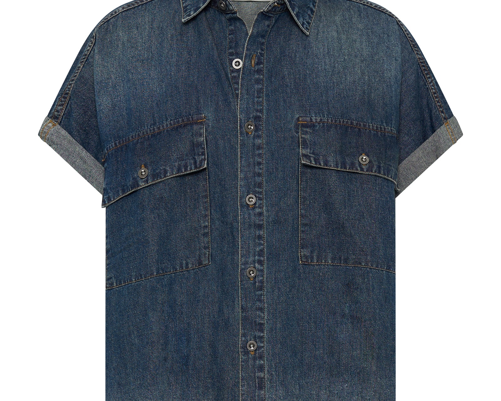 Daria Denim Shirt - Used Blue