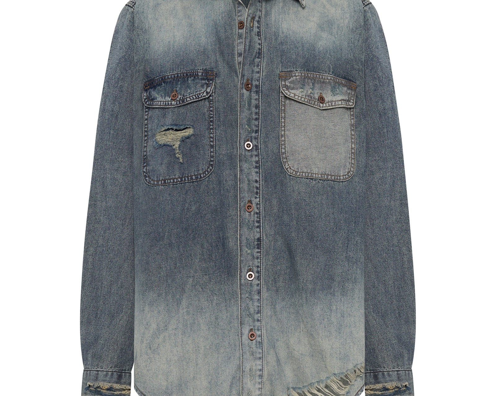 Everyday Denim Shirt - Dirty Blue