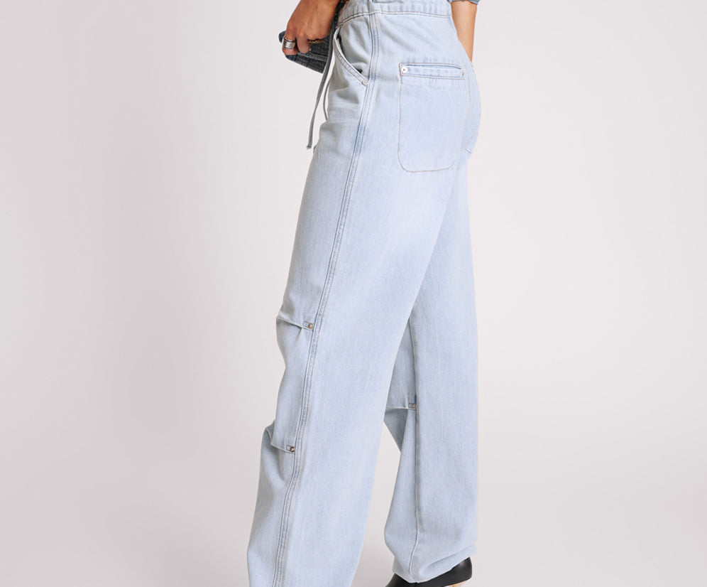 Marley Relaxed Denim Jeans - Blue Latte