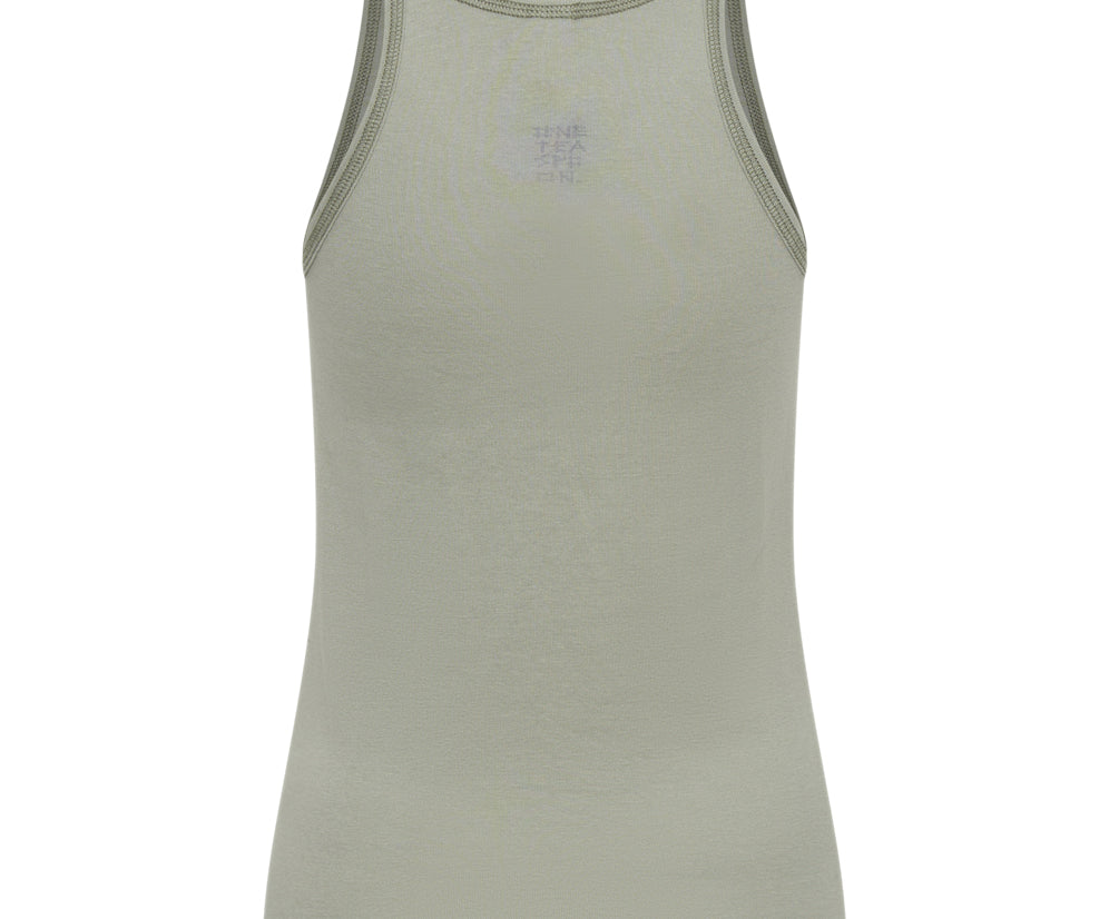 SAGE ONE TEASPOON FINE RIB SINGLET