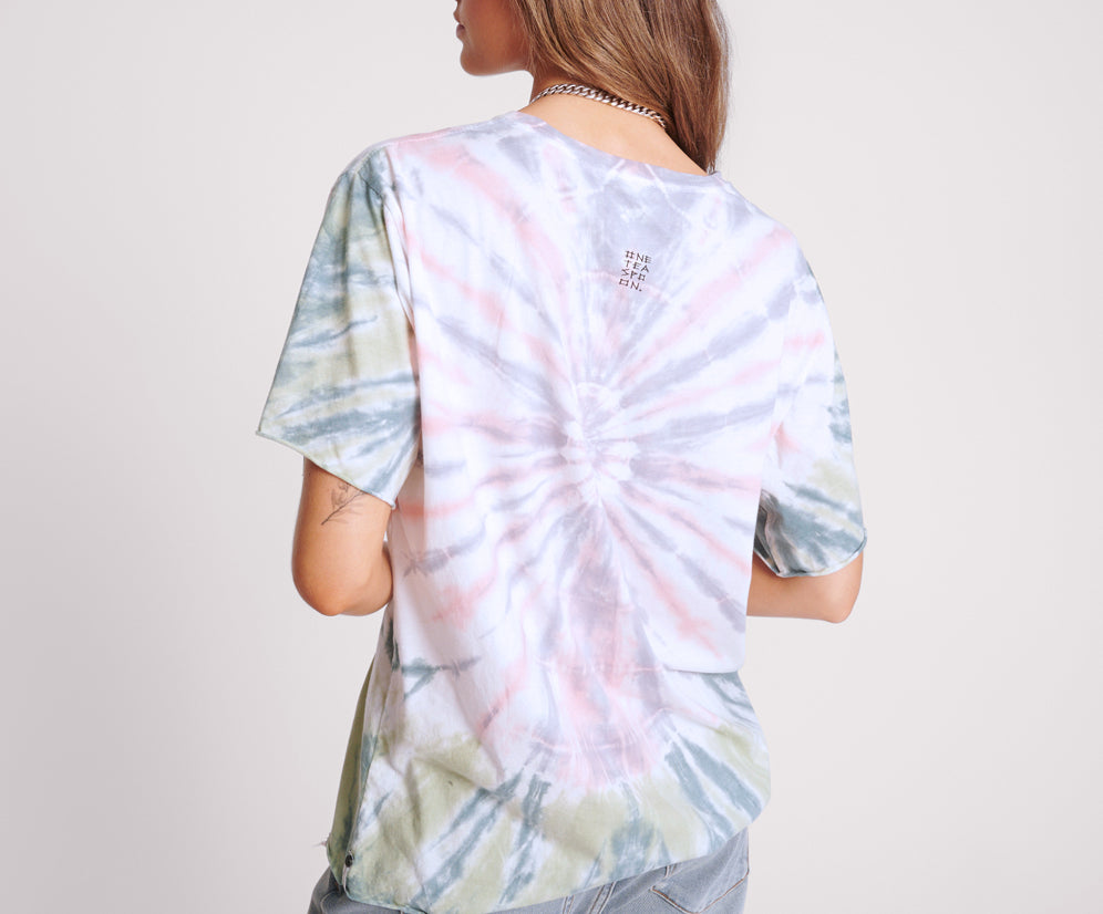 MADE IN HELL TIE DYE OVERSIZED TEE