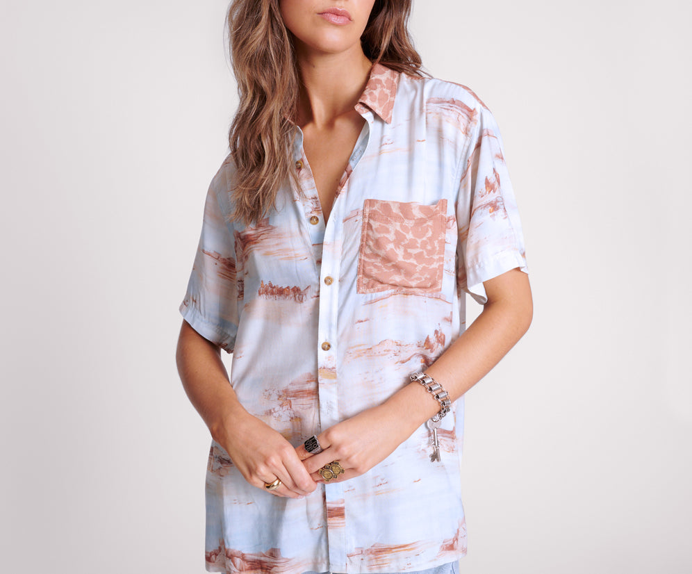 Cowboy Desert Ranch Shirt - Multi