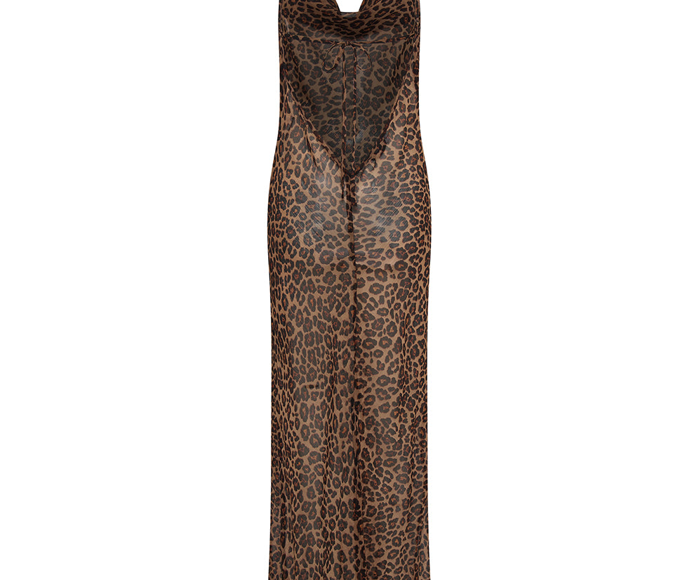 Jagger Long Slip Maxi Dress - Animal