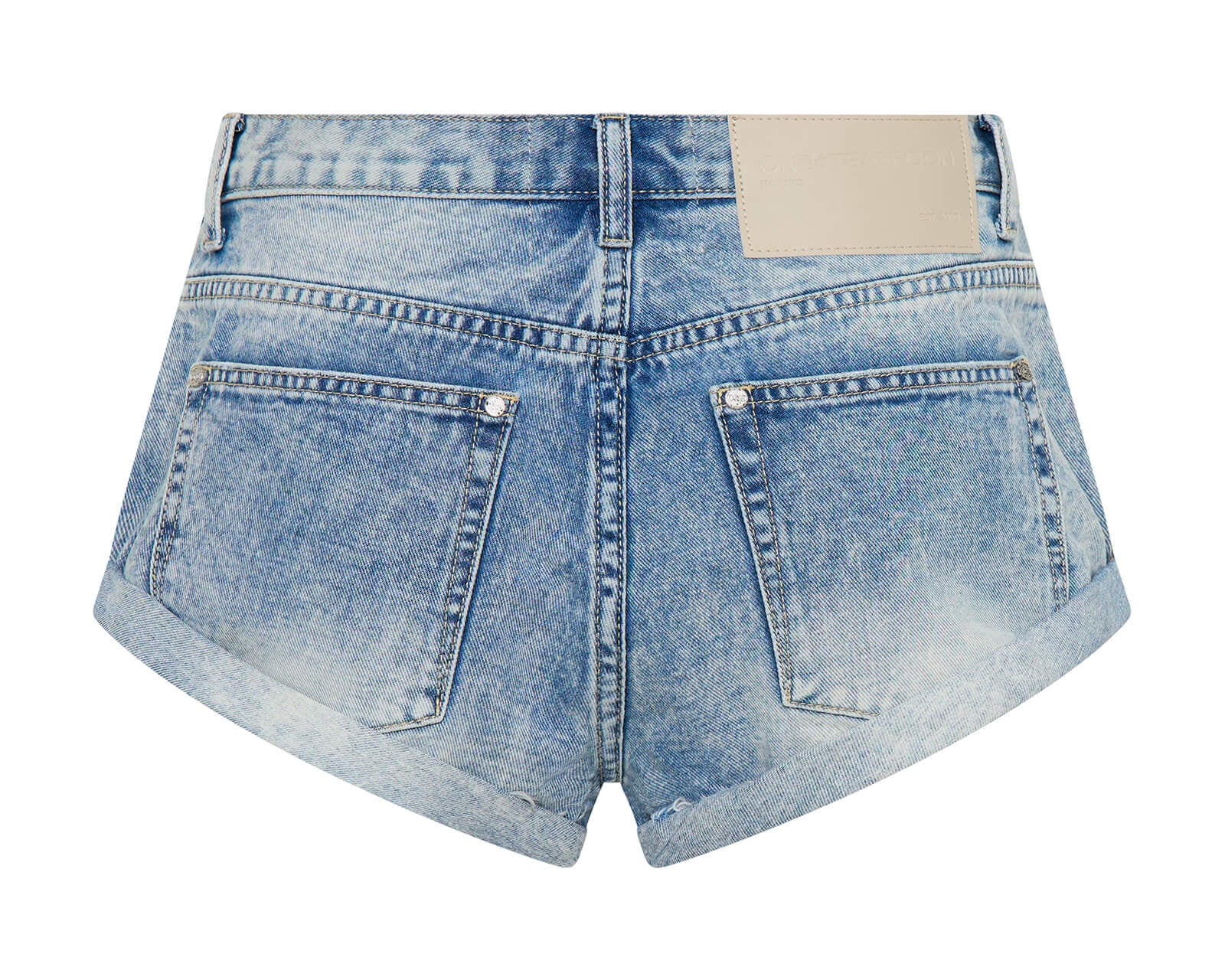 Bandits Low Waist Denim Shorts - Sunset Blue