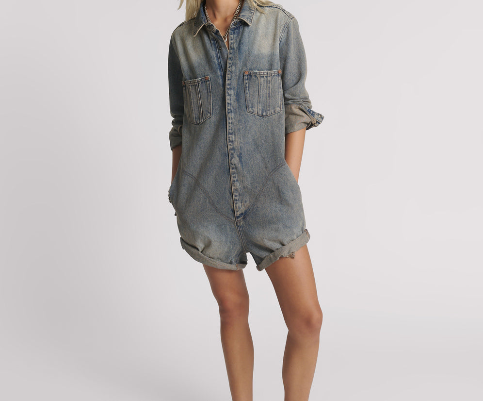 Prophecy Denim Jumpsuit - Island Blue