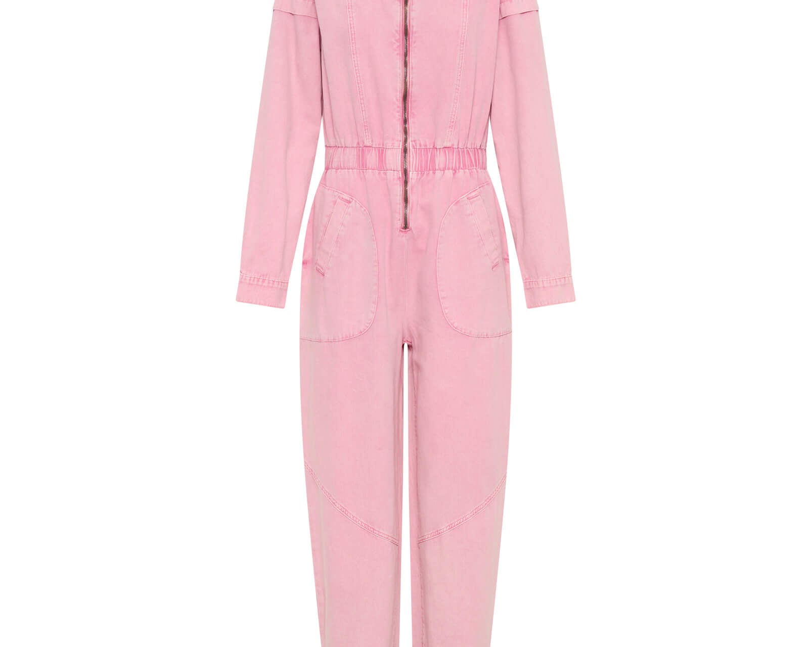 Cindy Aviator Jumpsuit - Pink