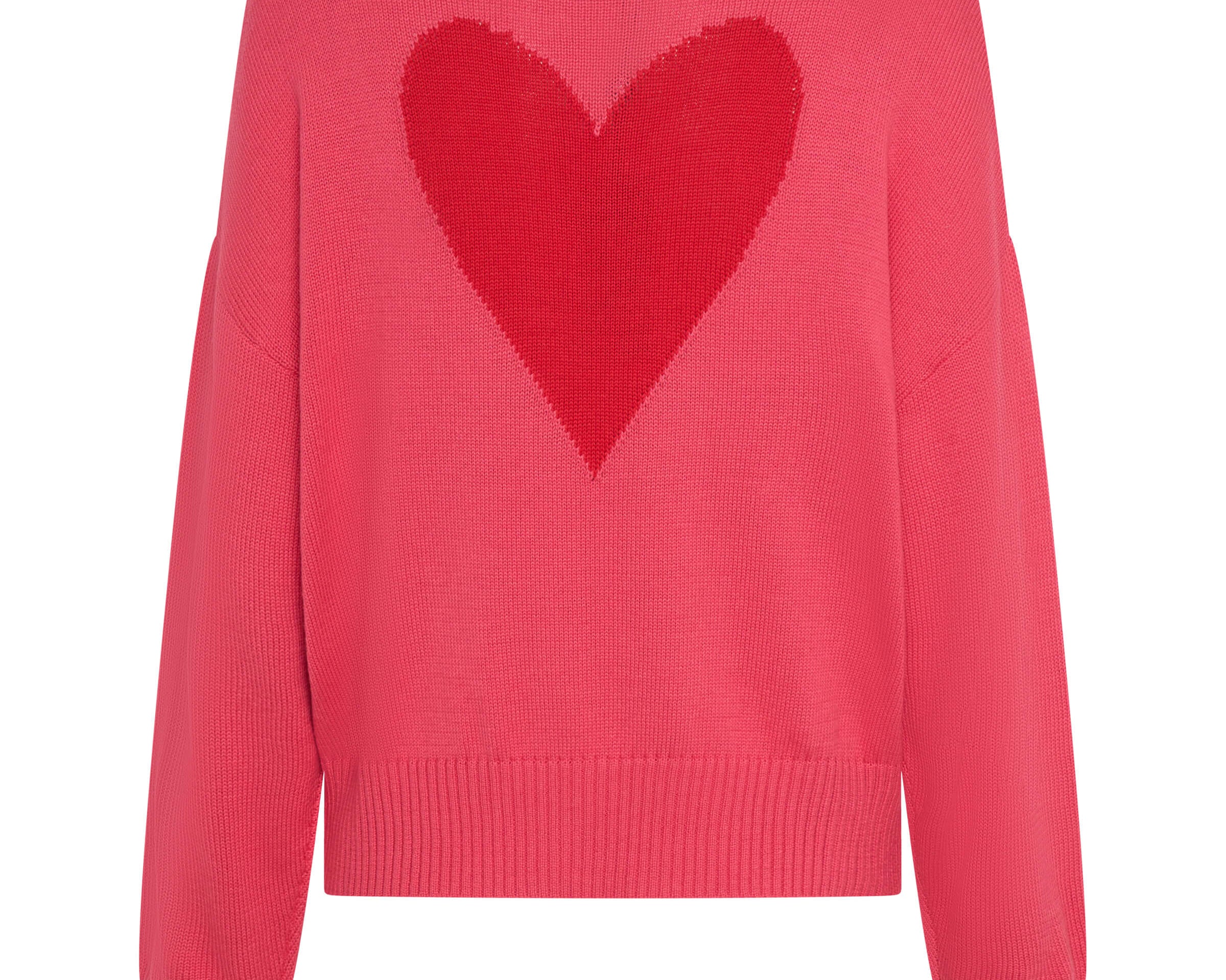 Lips Of Love Zip Front Valentines Sweater - Pink