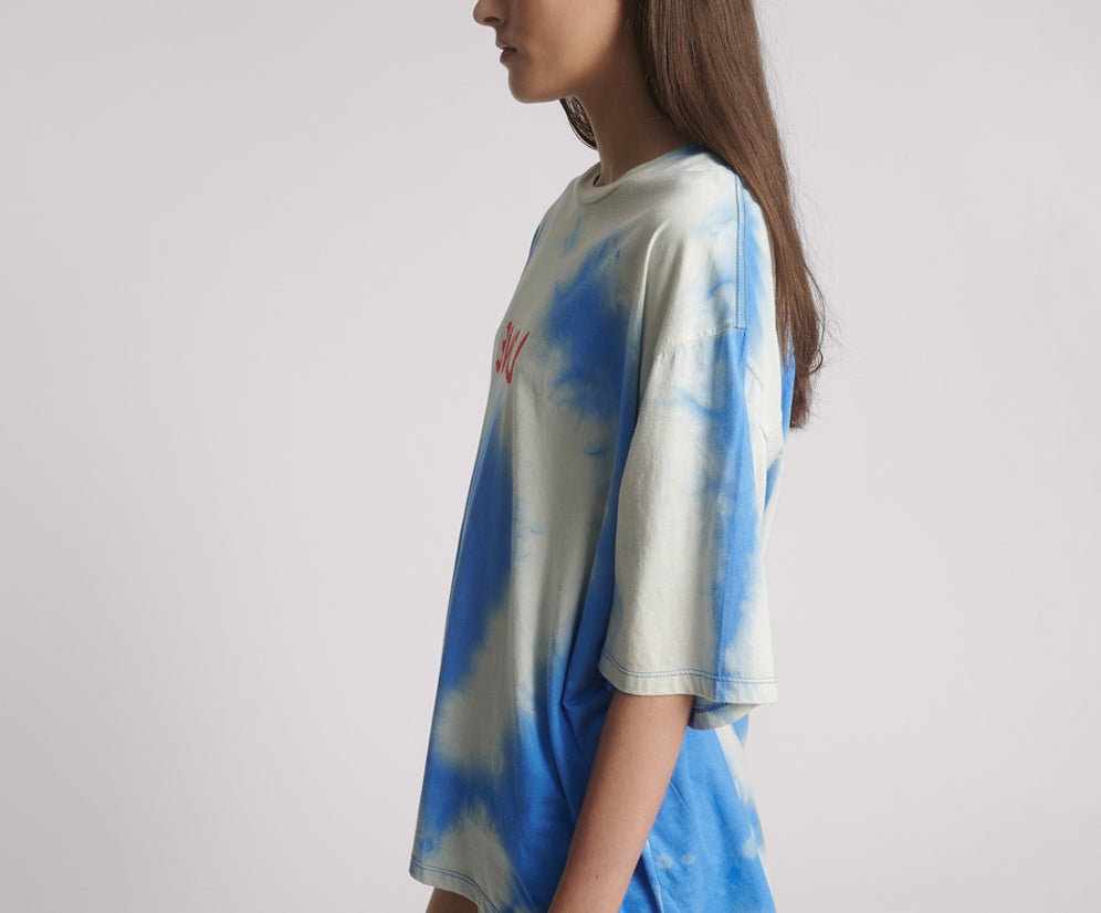 Rouge Love Kobe Tee - Blue Tie Dye