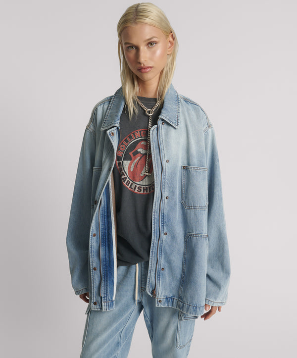 My Boyfriends Denim Jacket - Blue Tobacco