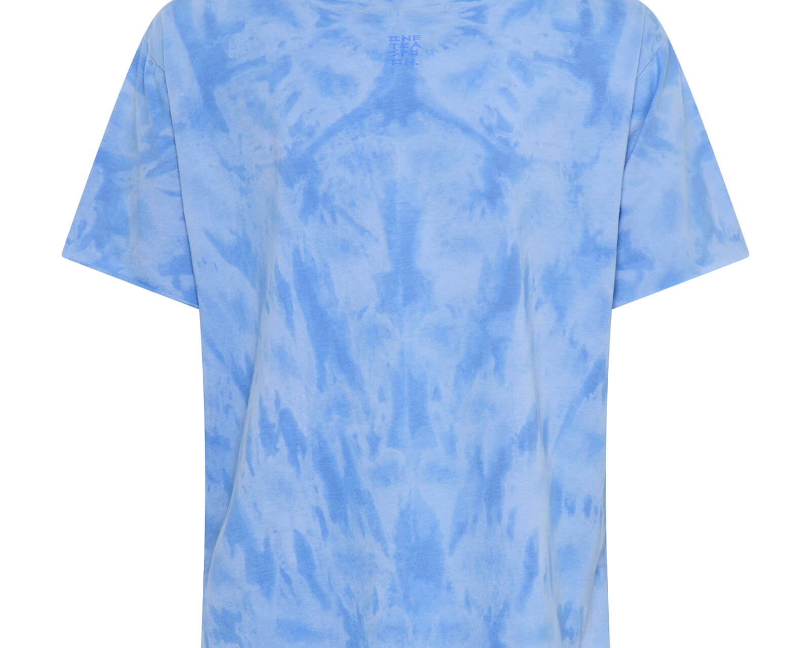 Love Sweat Split Hem Tee - Blue