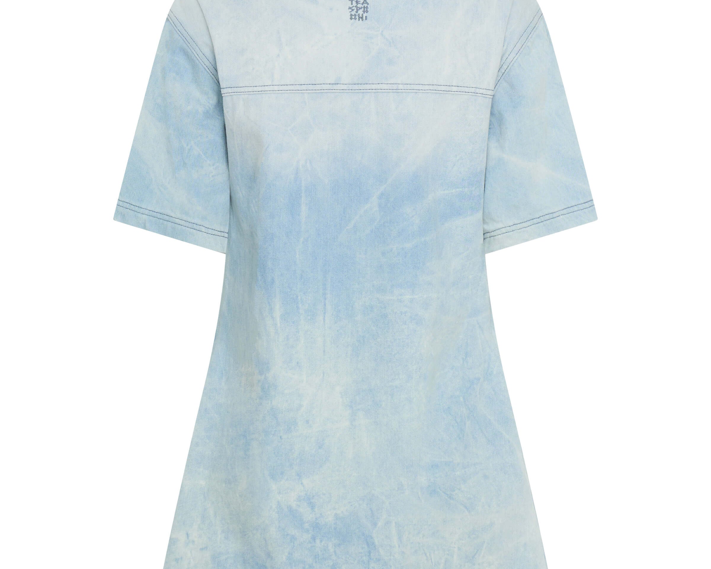 Pixie Denim Shirt Dress - Cloudy Blue