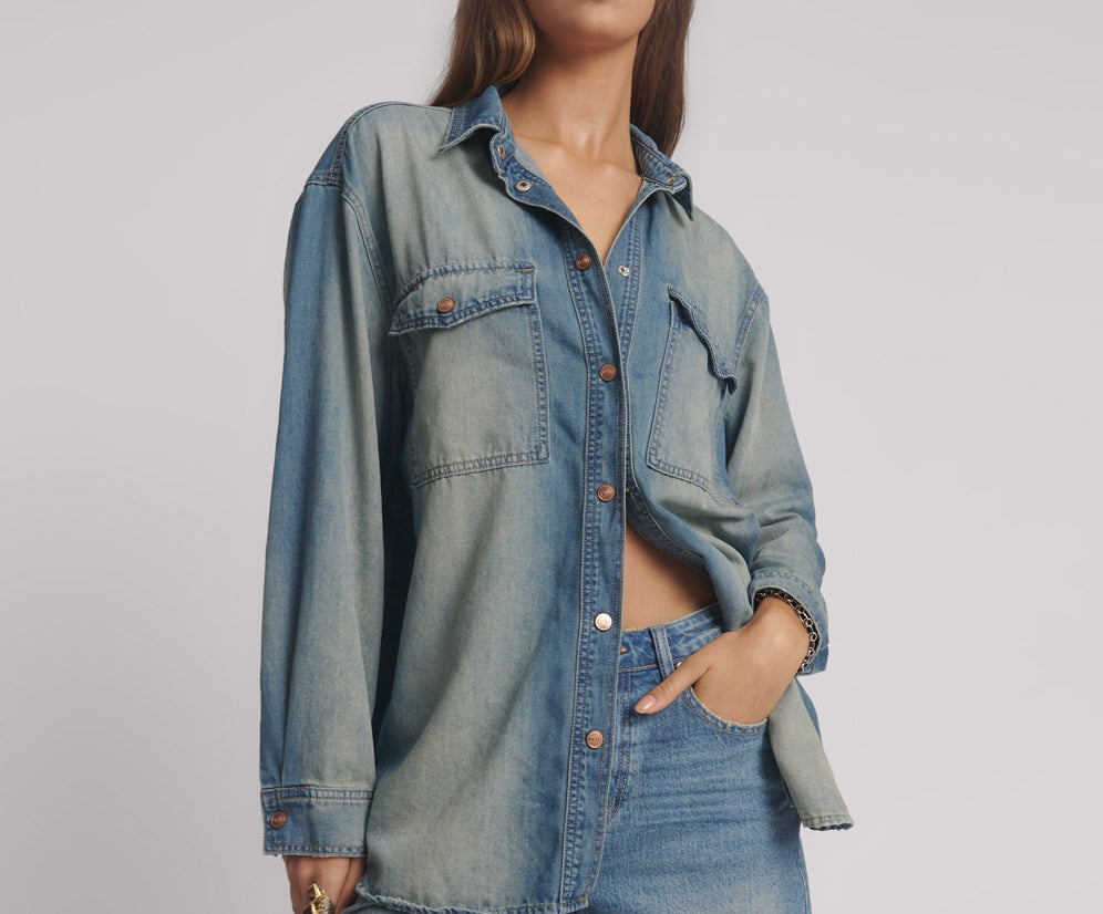 Essential Denim Shirt - Blue Ranch