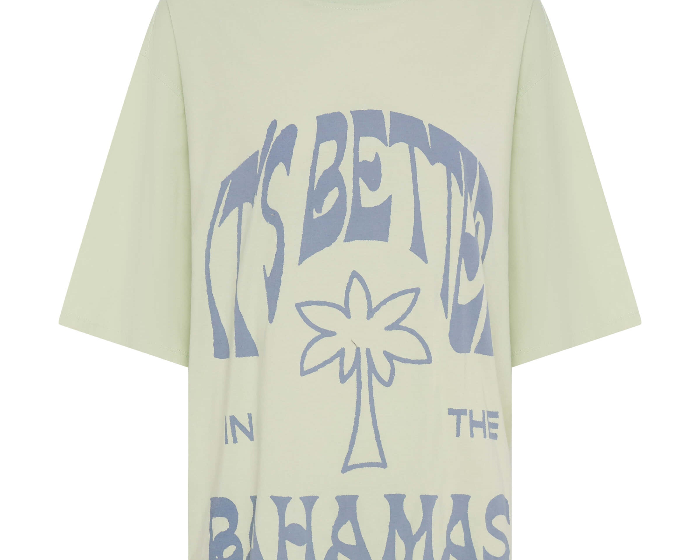 Its Better In The Bahamas Kobe Tee - Green Mist