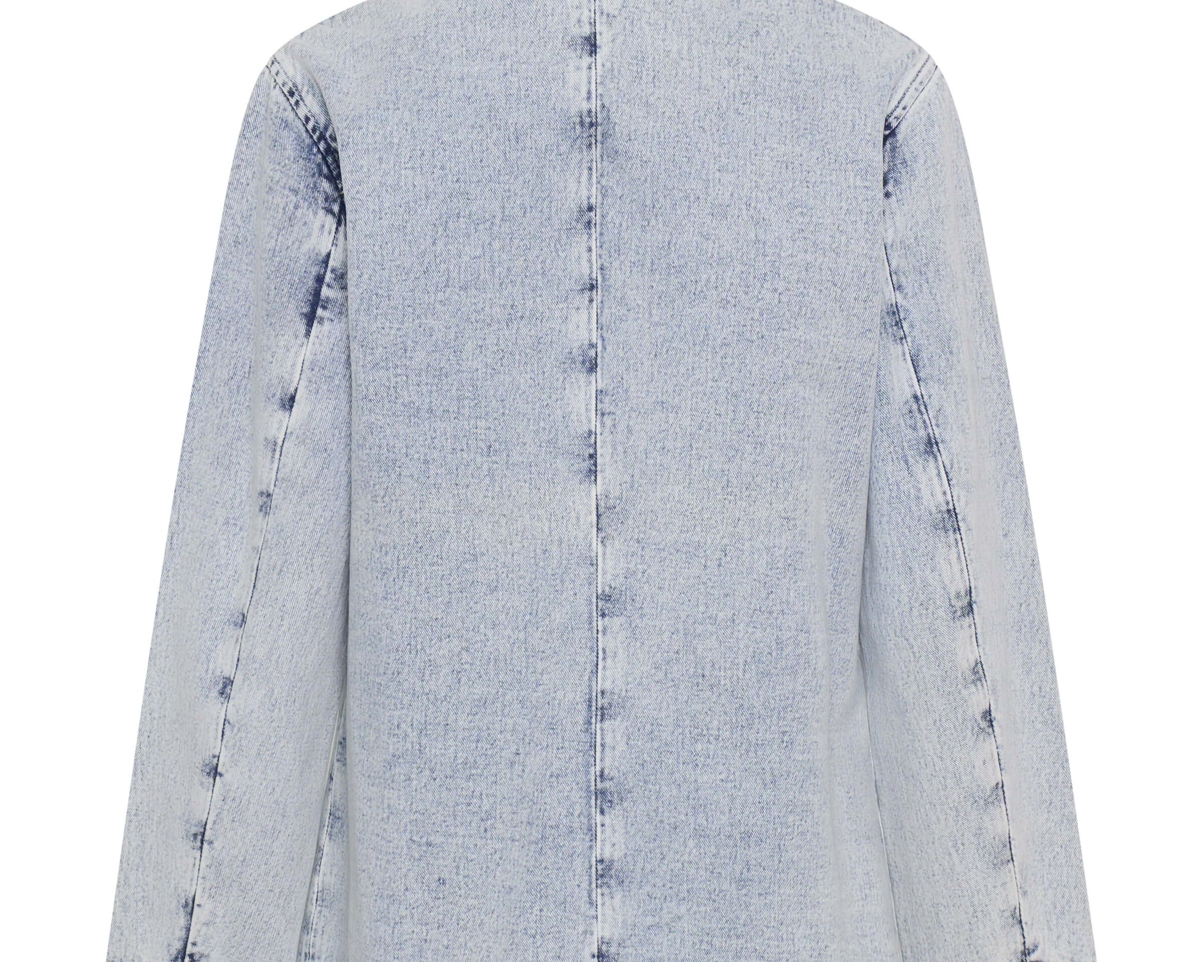 Boyfriend Denim Blazer - Bahama Blue